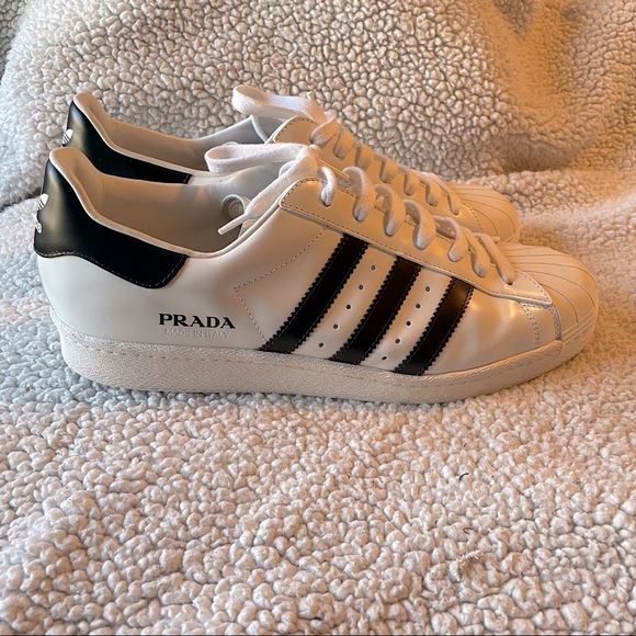 Adidas Superstar Prada Men shoe size 11.5 - Picture 3 of 7